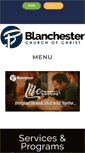 Mobile Screenshot of blanchurchofchrist.com
